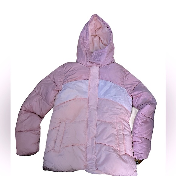 Pink puffer jacket - Picture 1 of 7